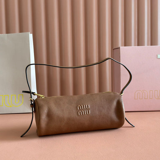 NAPPA POUCH 22 IN BRIARWOOD CALFSKIN